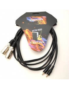 Cablu profesional 2RCA-2XLR - 3m