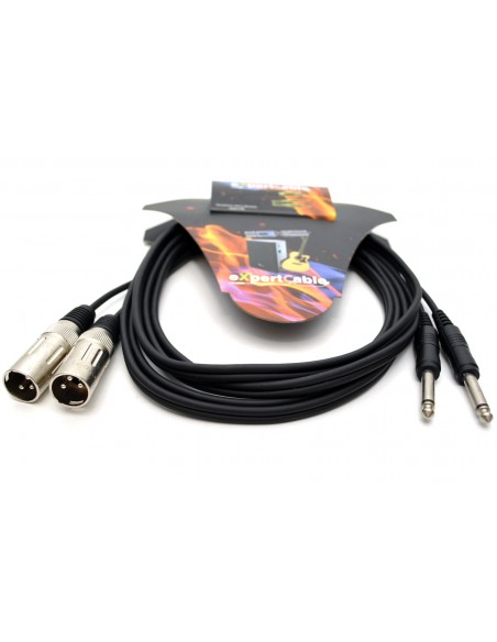 Cablu profesional 2JACK (6,3mm)-2XLR - 3m