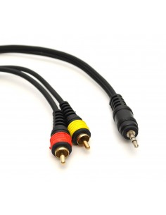 Cablu profesional JACK (3,5mm) - 2xRCA - 3m