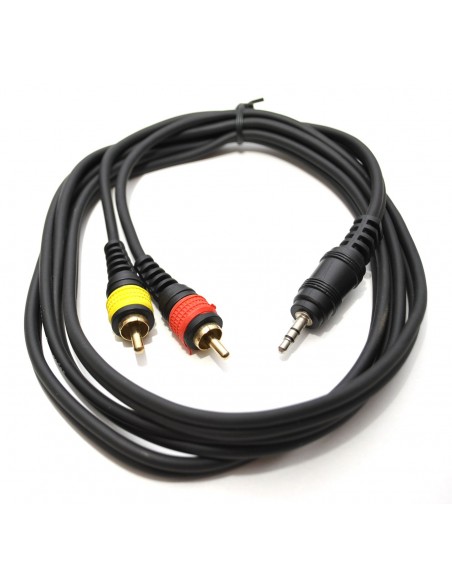 Cablu profesional JACK (3,5mm) - 2xRCA - 3m