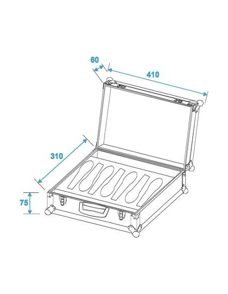 Microphone case Road, 7 microphones