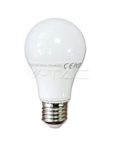 BEC CU LED-URI - 10W E27 A60 VT-1853 Alb Cald