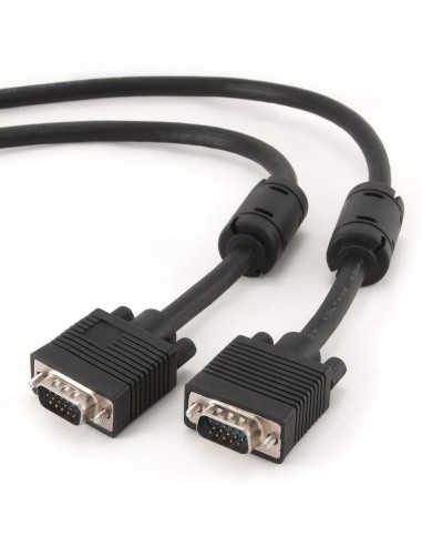 Cablu VGA - VGA 20 m, ecranat, negru