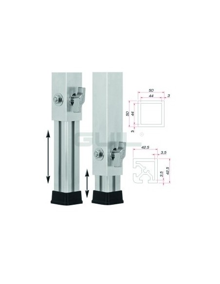 Picior telescopic Guil PTA-440/50-80