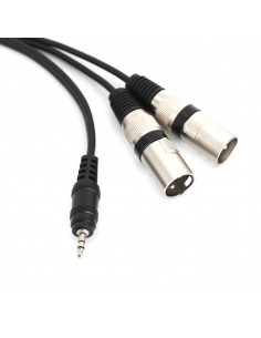 Cablu OFC JACK (3,5mm) - 2xXLR - 3m