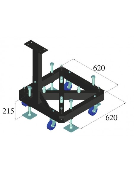 ALUTRUSS Tower base