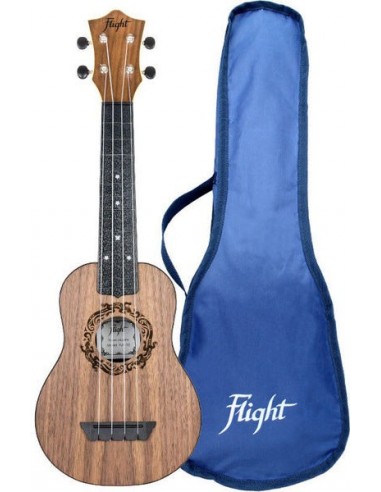 Flight TUS50 Travel Ukulele Walnut