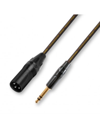 Cablu XLR tata Jack stereo 1m...