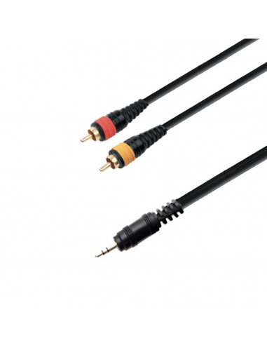 Cablu profesional Jack 3.5mm - 2 RCA...