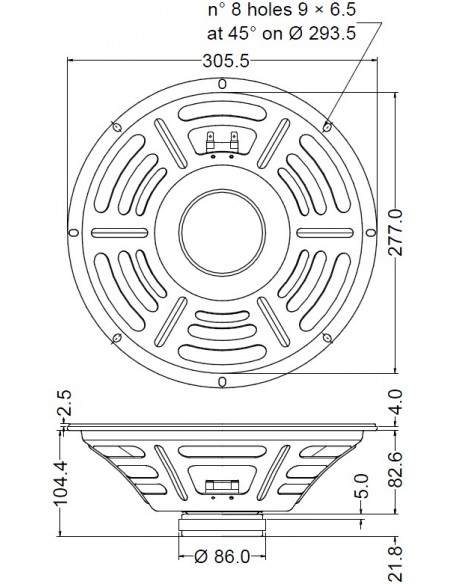 Jensen C12R 8Ohm