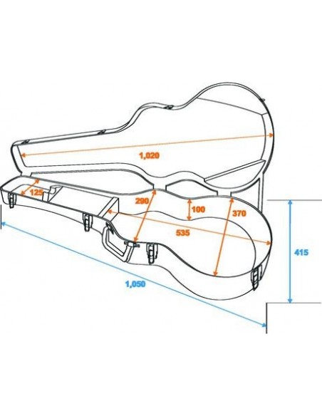 Dimavery Case ABS Clasica