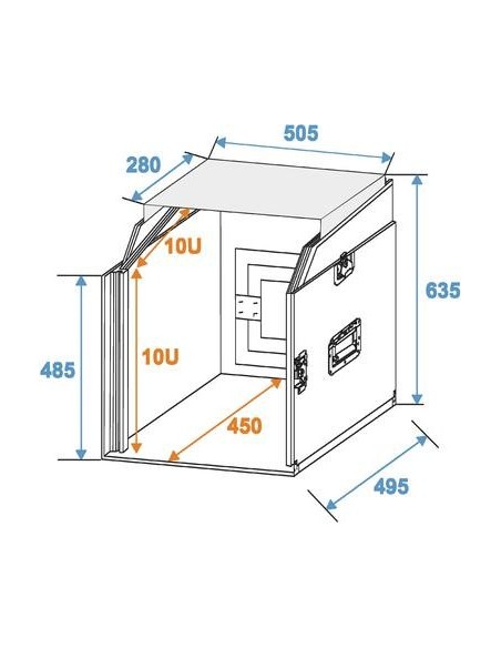 Special combo case LS5 laptop desk,10 U